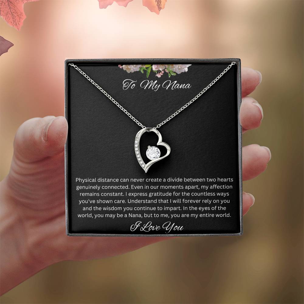 Forever Love Necklace Pendant For My Nana