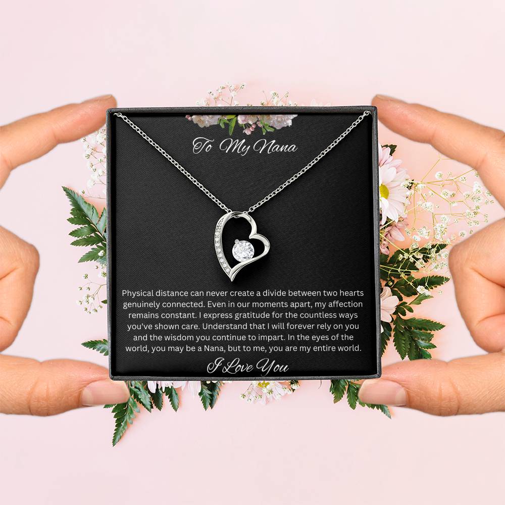 Forever Love Necklace Pendant For My Nana