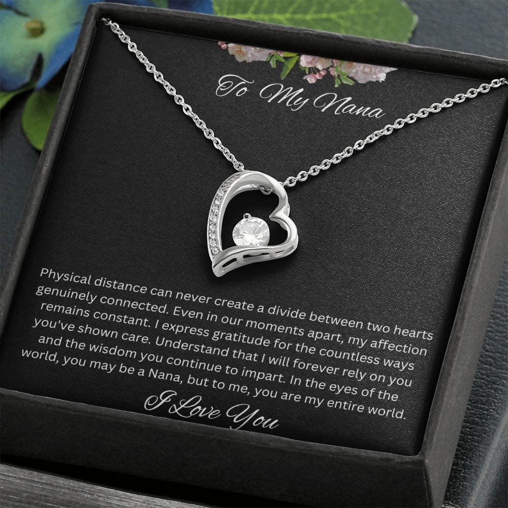 Forever Love Necklace Pendant For My Nana