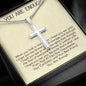 Stainless Cross For My Best Friend Necklace You Are Enough w/ MC