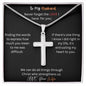 Cuban Chain Artisan Cross Necklace For My Husband