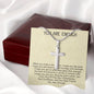 Stainless Cross For My Best Friend Necklace You Are Enough w/ MC