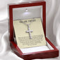 Stainless Cross For My Best Friend Necklace You Are Enough w/ MC