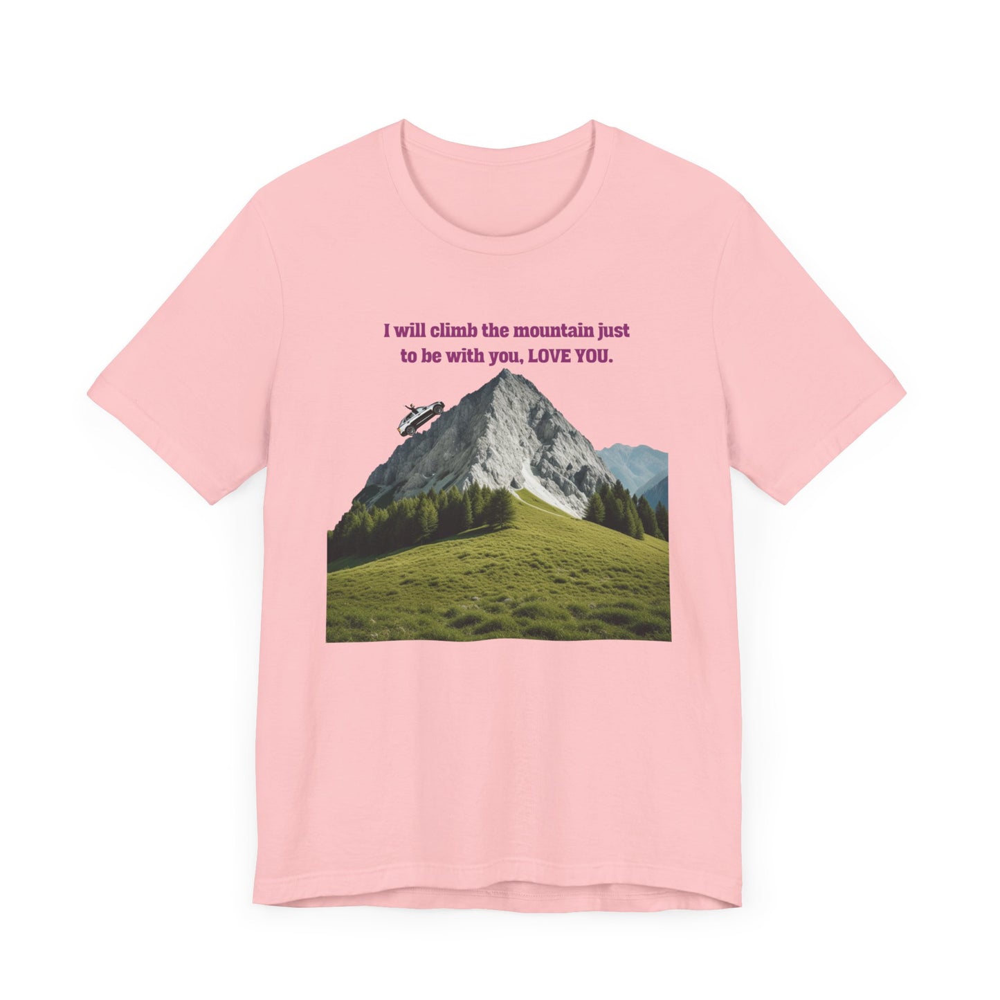 Unisex Jersey Short Sleeve T-Shirt, Mountain Climb T-Shirt