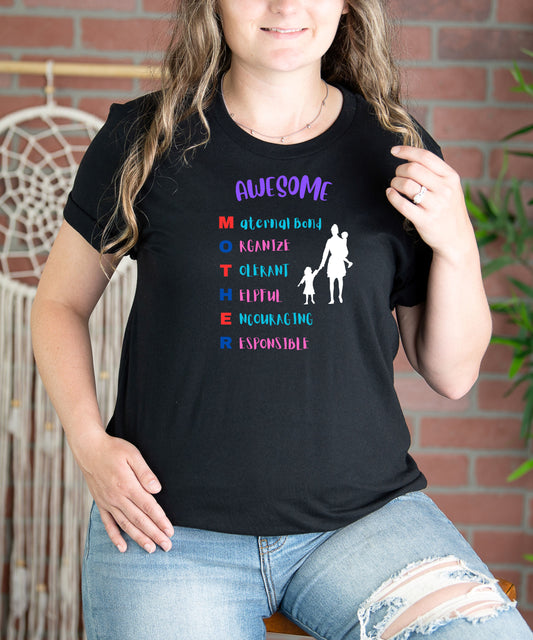 Unisex Jersey Short Sleeve T-Shirt, Awesome Mother T-Shirt