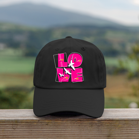 Unisex Distressed Cap, Love Hope Cap