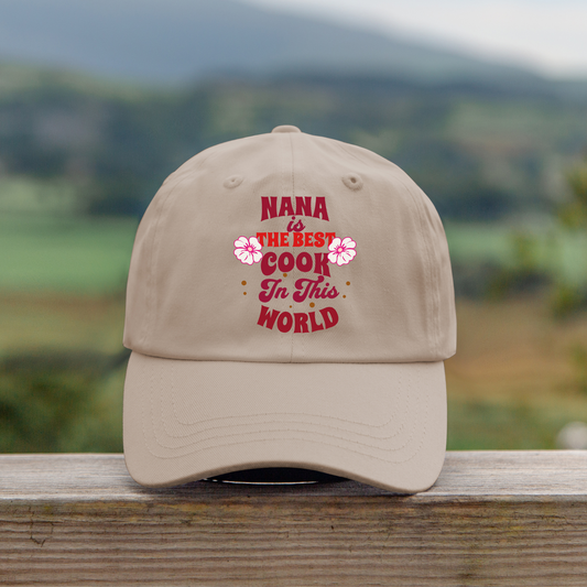 Unisex Distressed Cap, Nana Is The Best Cook In This World Cap