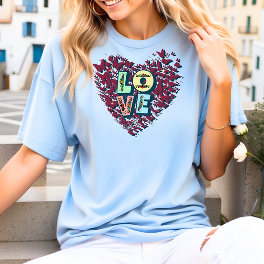 Unisex Jersey Short Sleeve T-Shirt, Love Heart T-Shirt