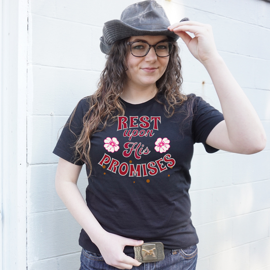 Unisex Jersey Short Sleeve T-Shirt, Rest Upon His Promises T-Shirt