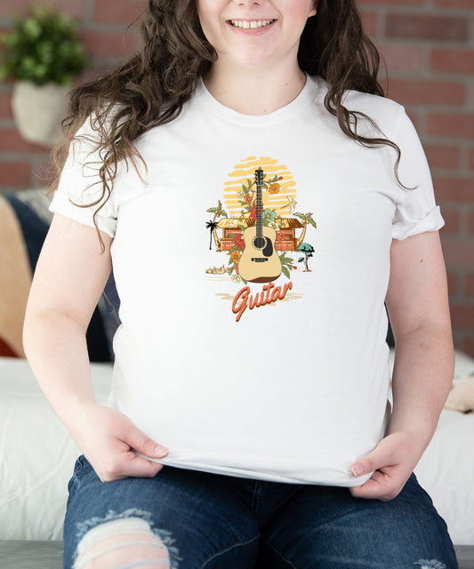 Unisex Jersey Short Sleeve Tee, Guitar T-Shirt