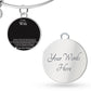 BU Circle Bangle Bracelet For My Wife w/ POD MC