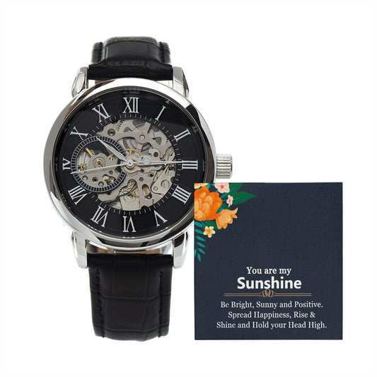 Men's Openwork Watch For Husband  + MC