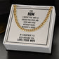 Cuban Link Chain For Him (OREO + LUX BOX + LENGTH EXTENSION)