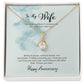Alluring Beauty Anniversary For Her Necklace (Yellow & White Gold Variants)