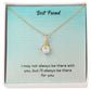 Alluring Beauty To My Best Friends Necklace (Yellow & White Gold Variants)