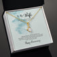 Alluring Beauty Anniversary For Her Necklace (Yellow & White Gold Variants)