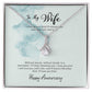 Alluring Beauty Anniversary For Her Necklace (Yellow & White Gold Variants)