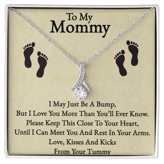 Alluring Beauty Necklace For My Mommy(Yellow & White Gold Variants)