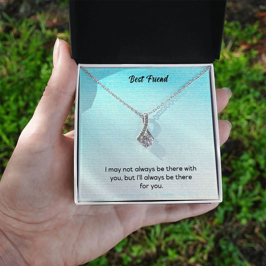 Alluring Beauty To My Best Friends Necklace (Yellow & White Gold Variants)