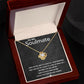 Love Knot Necklace To My Soul Mate (Yellow & White Gold Variants)