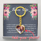 Buyer Upload Heart Keychain For My Wife w/ POD MC